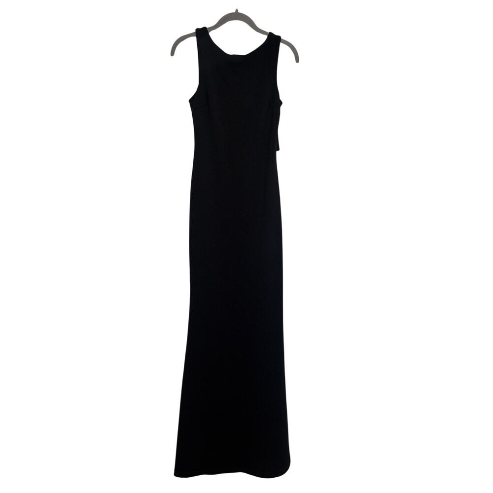 Lulus Sleeveless Black Maxi Dress with Twist Back Detail - Picture 2 of 10